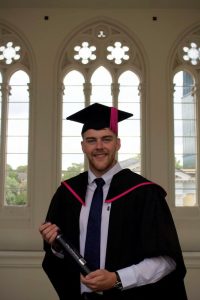 Dan Fox Green Piling graduation degree