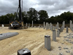 Sherburn Green Piling precast ground beams